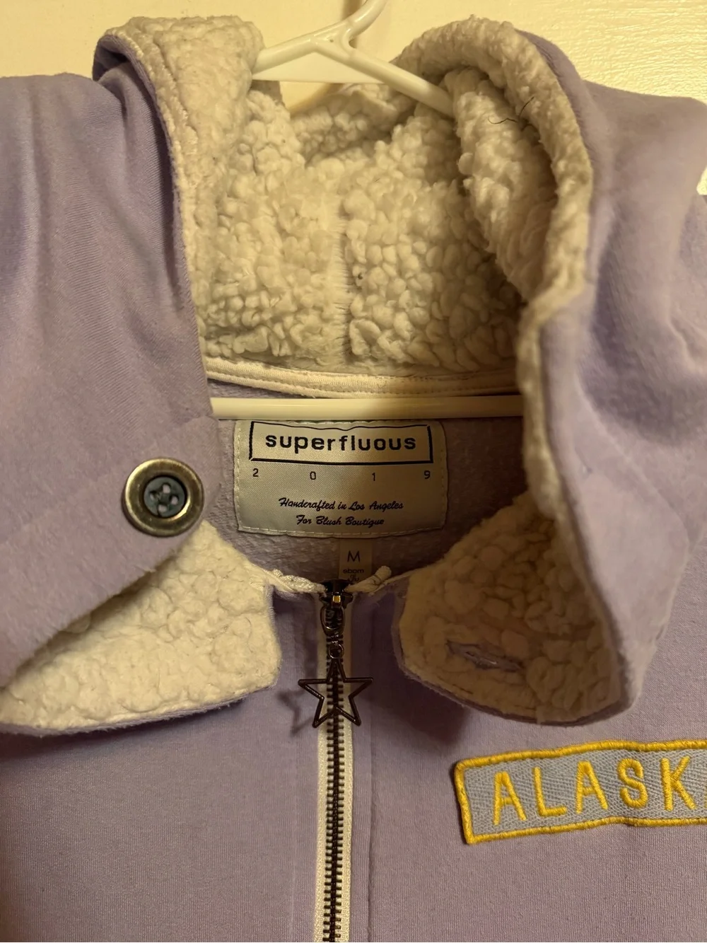 Blush Boutique AK Zip-Up Hoodie with Cowl Hoodie
